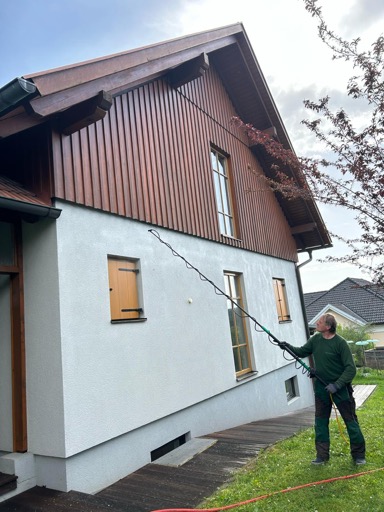 Fassadenreinigung – Einfamilienhaus Nachher