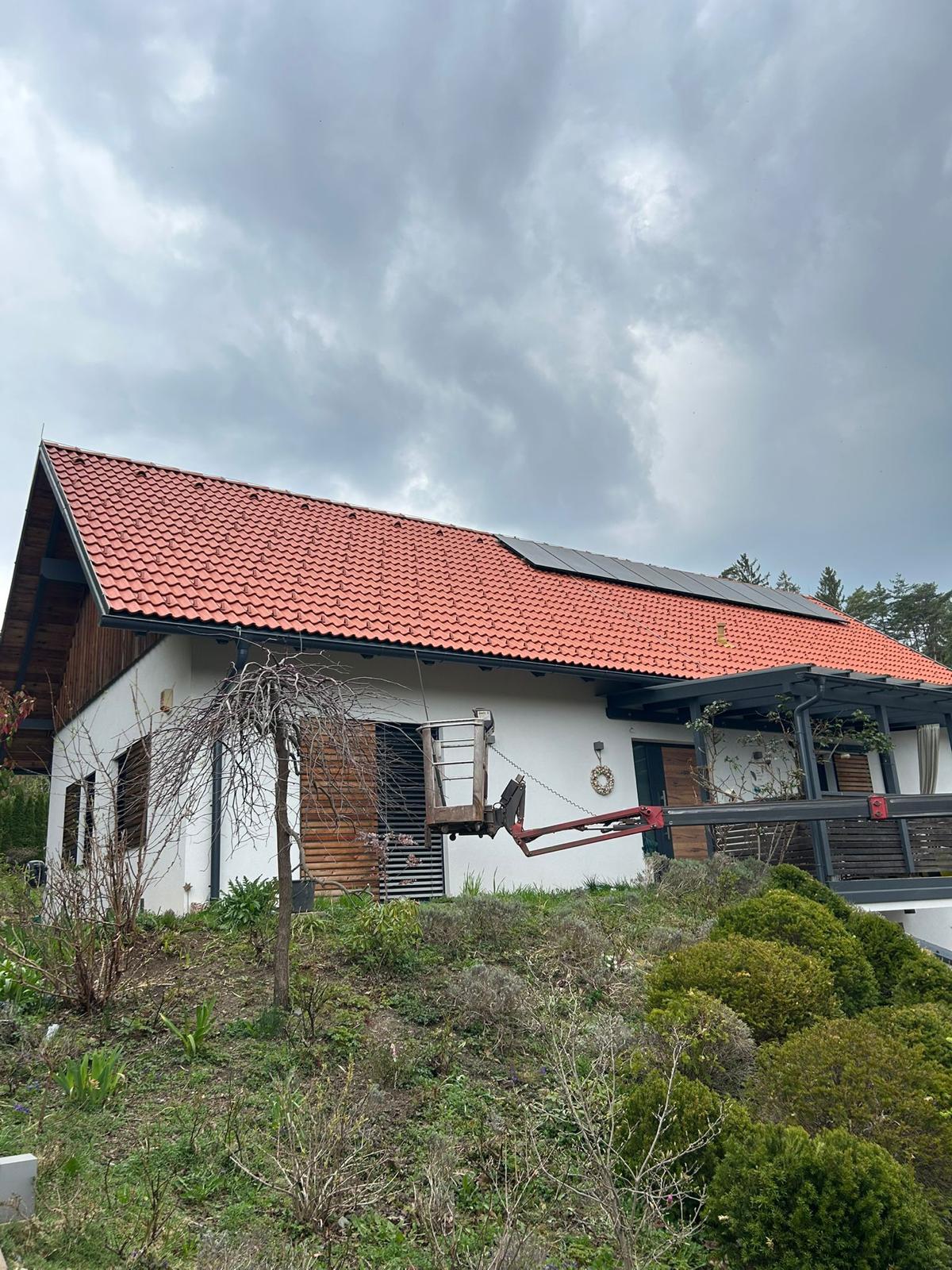 Fassadenreinigung – Einfamilienhaus Nachher