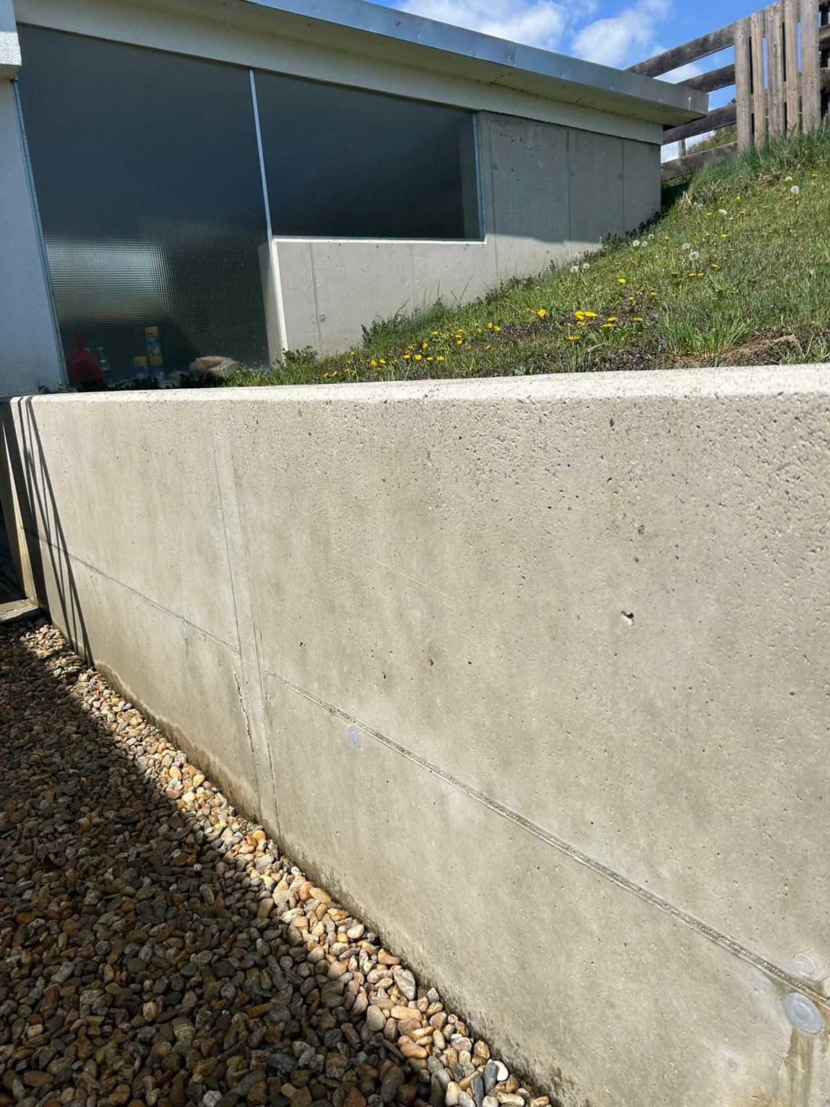Mauerreinigung Nachher